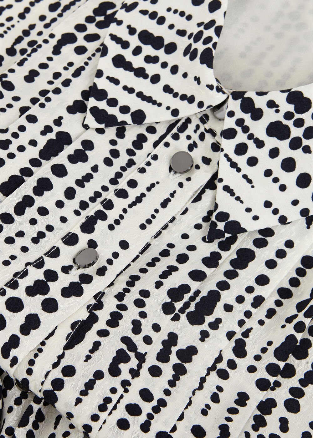 Janine Spot Jumpsuit Black/Ivory