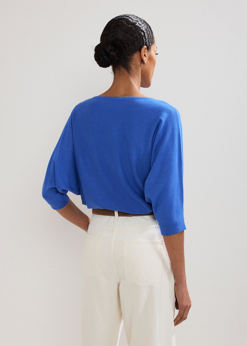 Cristine Knit Top Blue