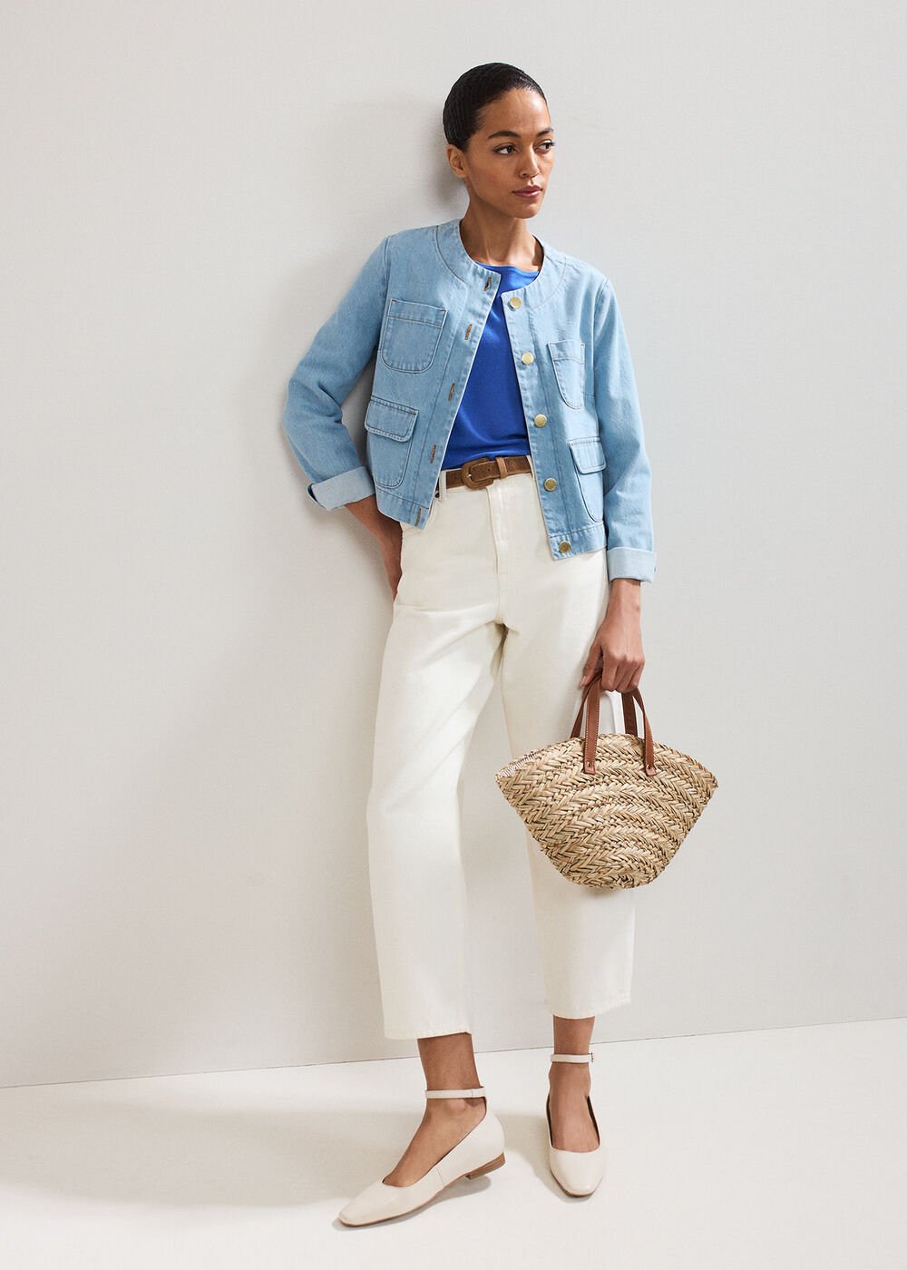Cristine Knit Top Blue
