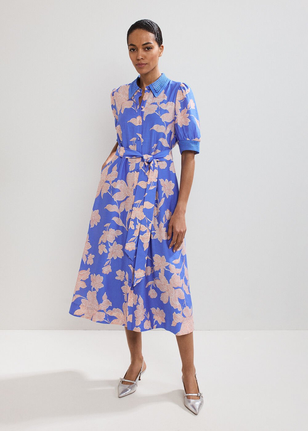 Delphine Dress Blue