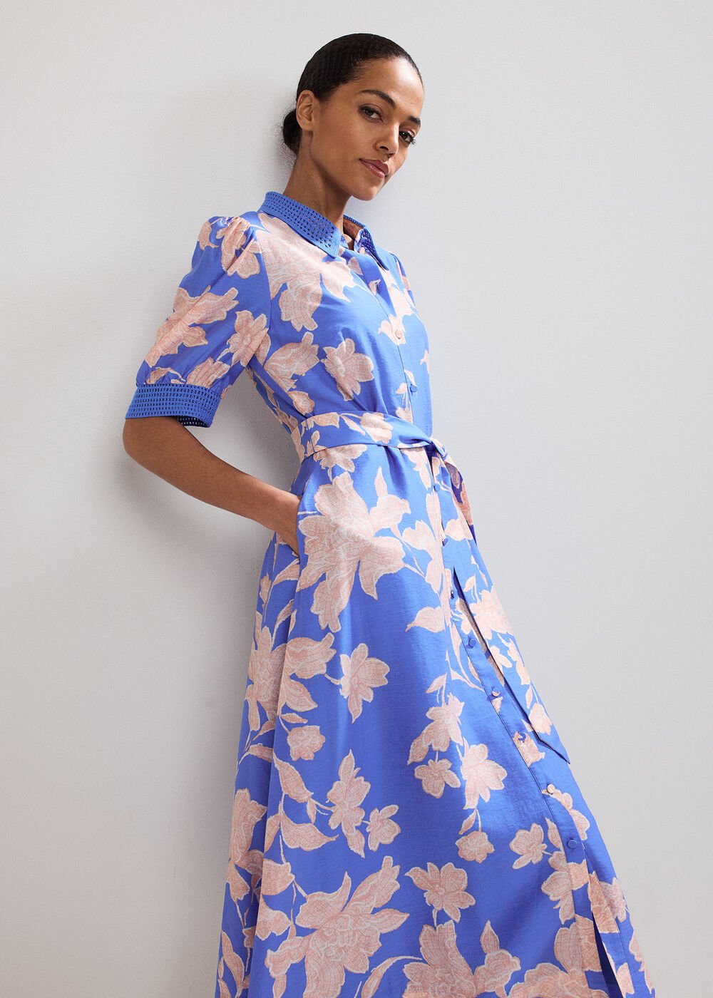 Delphine Dress Blue
