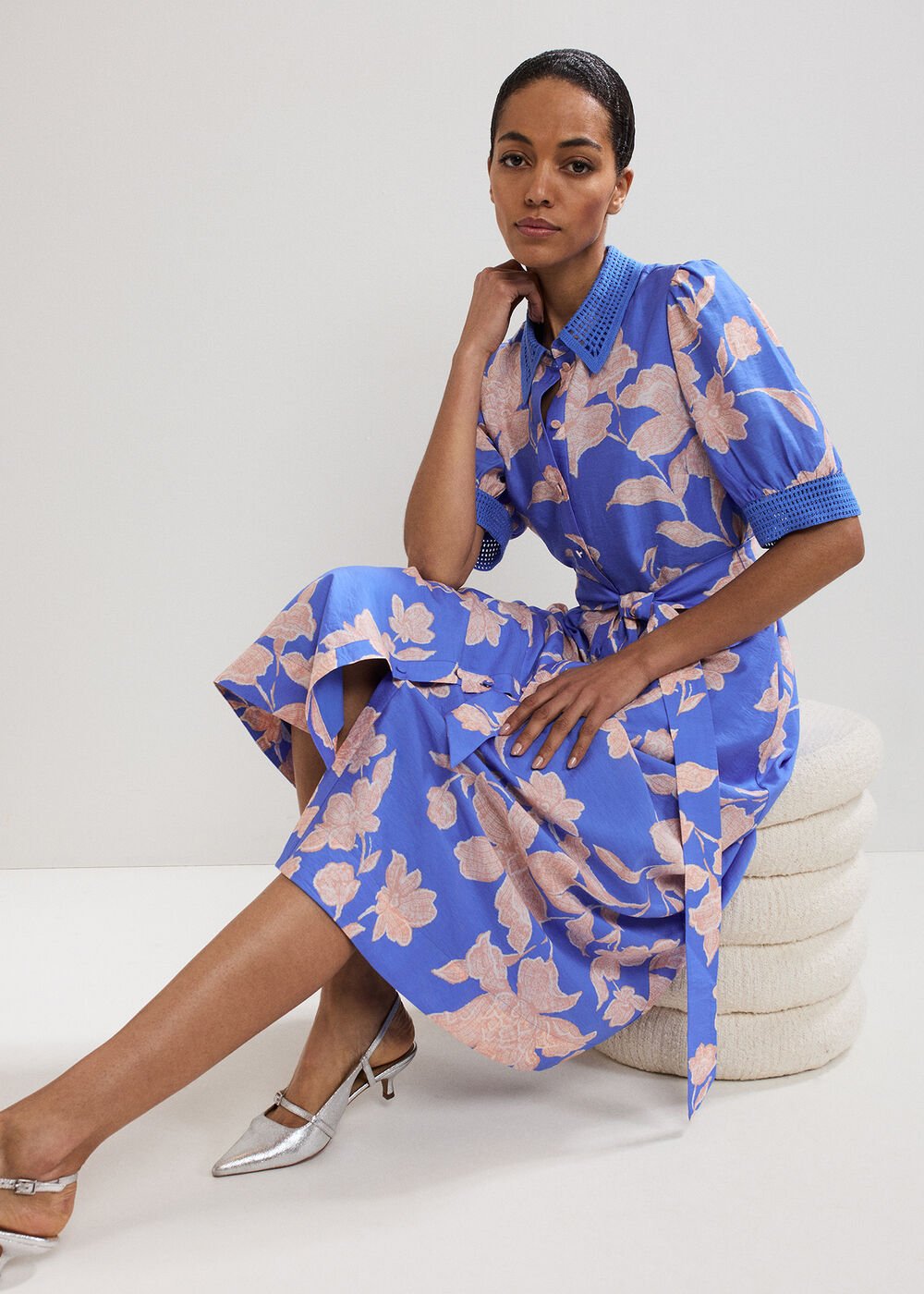 Delphine Dress Blue