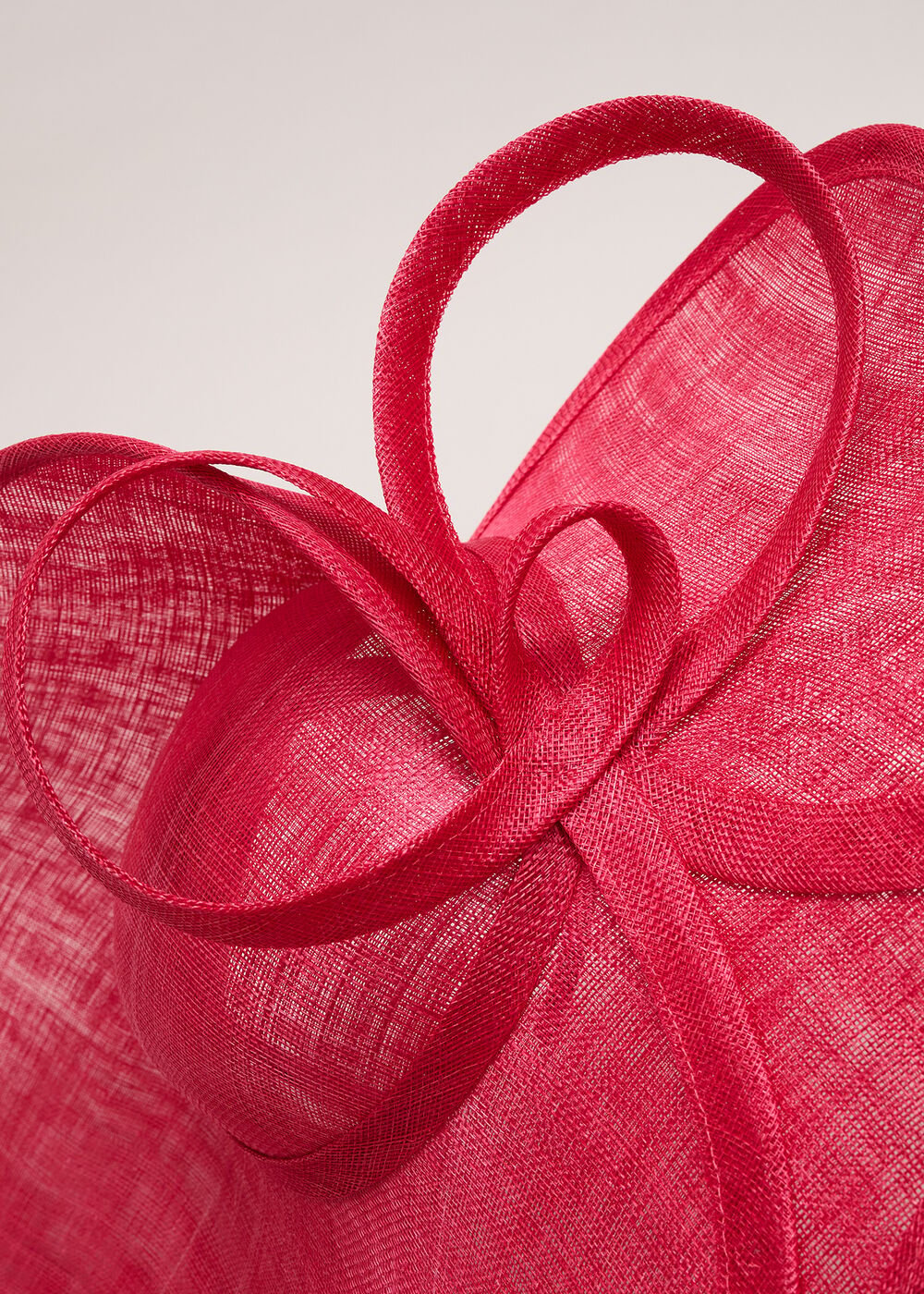 Twist Back Statement Fascinator Coral