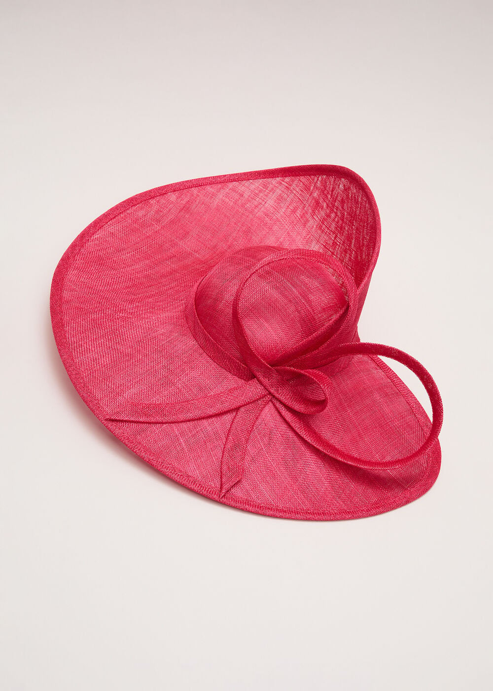 Twist Back Statement Fascinator Coral