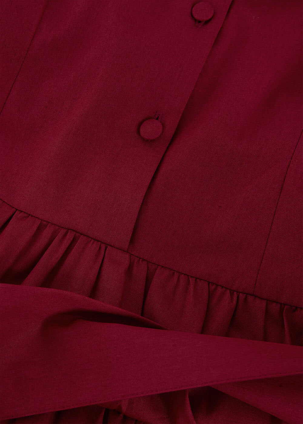 Clarissa Midi Dress Burgundy