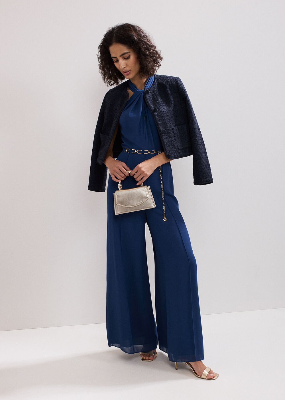Gwen Jumpsuit Blue