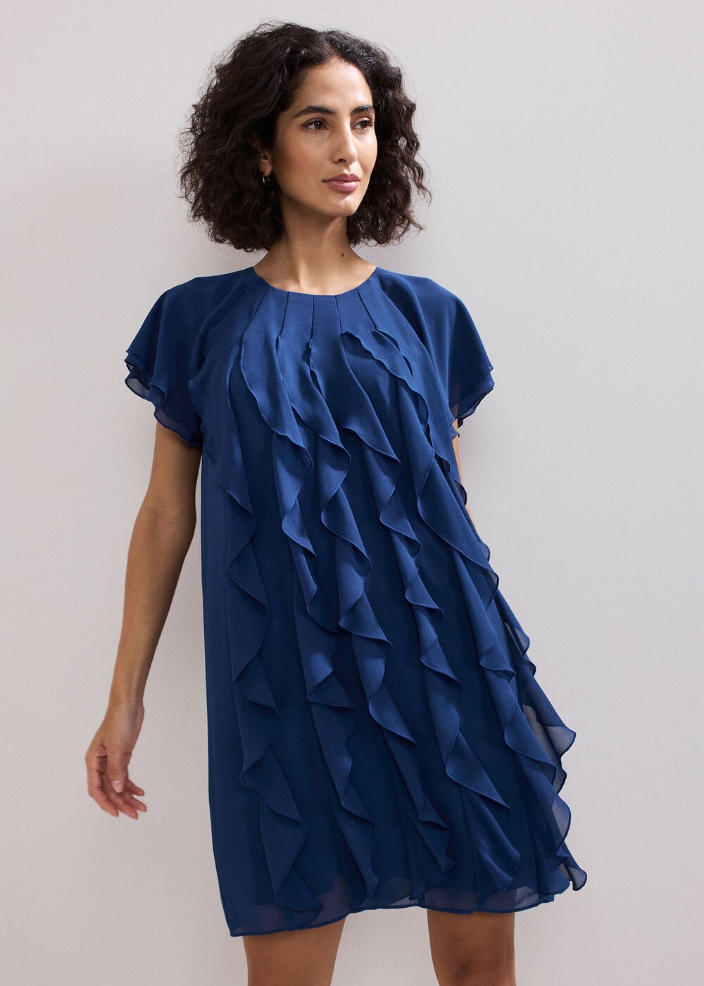Claudette Dress Blue