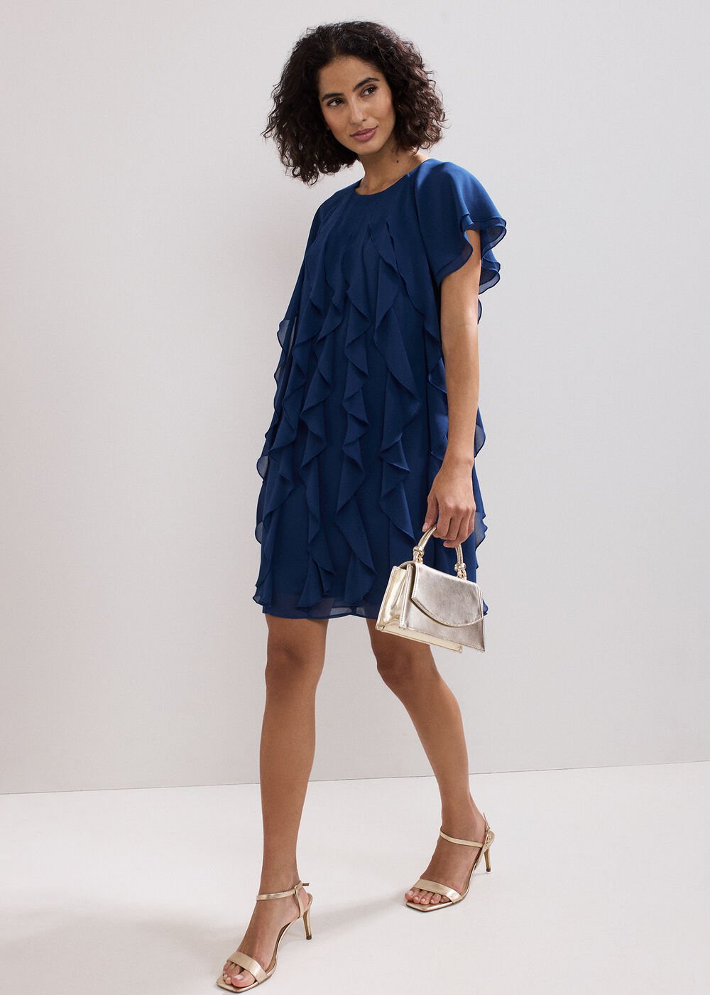Claudette Dress Blue