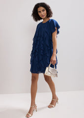Claudette Dress Blue