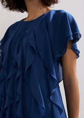 Claudette Dress Blue