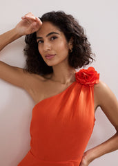 Joseline Dress Orange