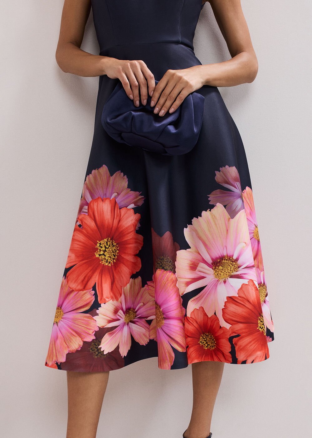 Rakhi Scuba Dress Navy
