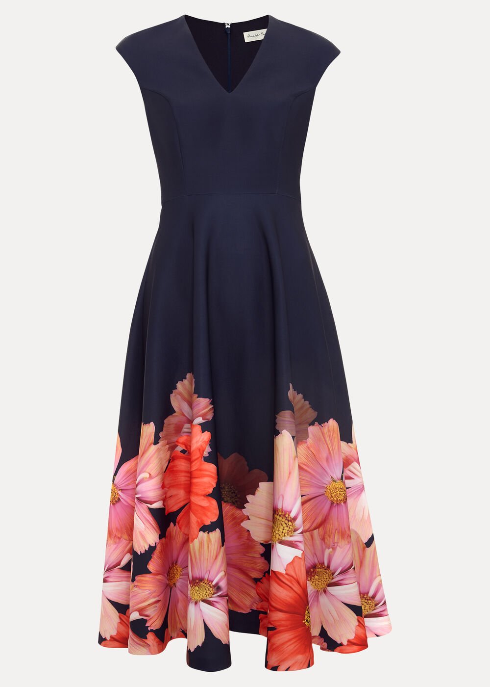 Rakhi Scuba Dress Navy
