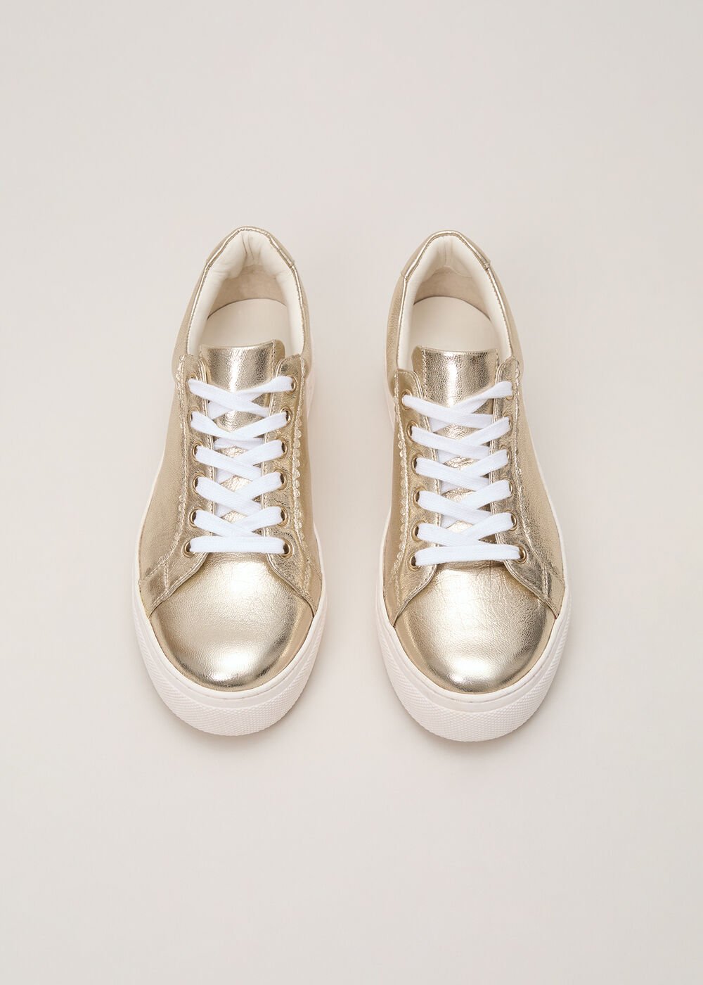 Metallic Trainer Gold