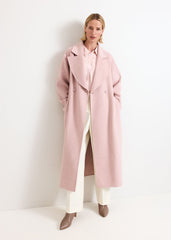 Darcy Pink Wool Coat Pink