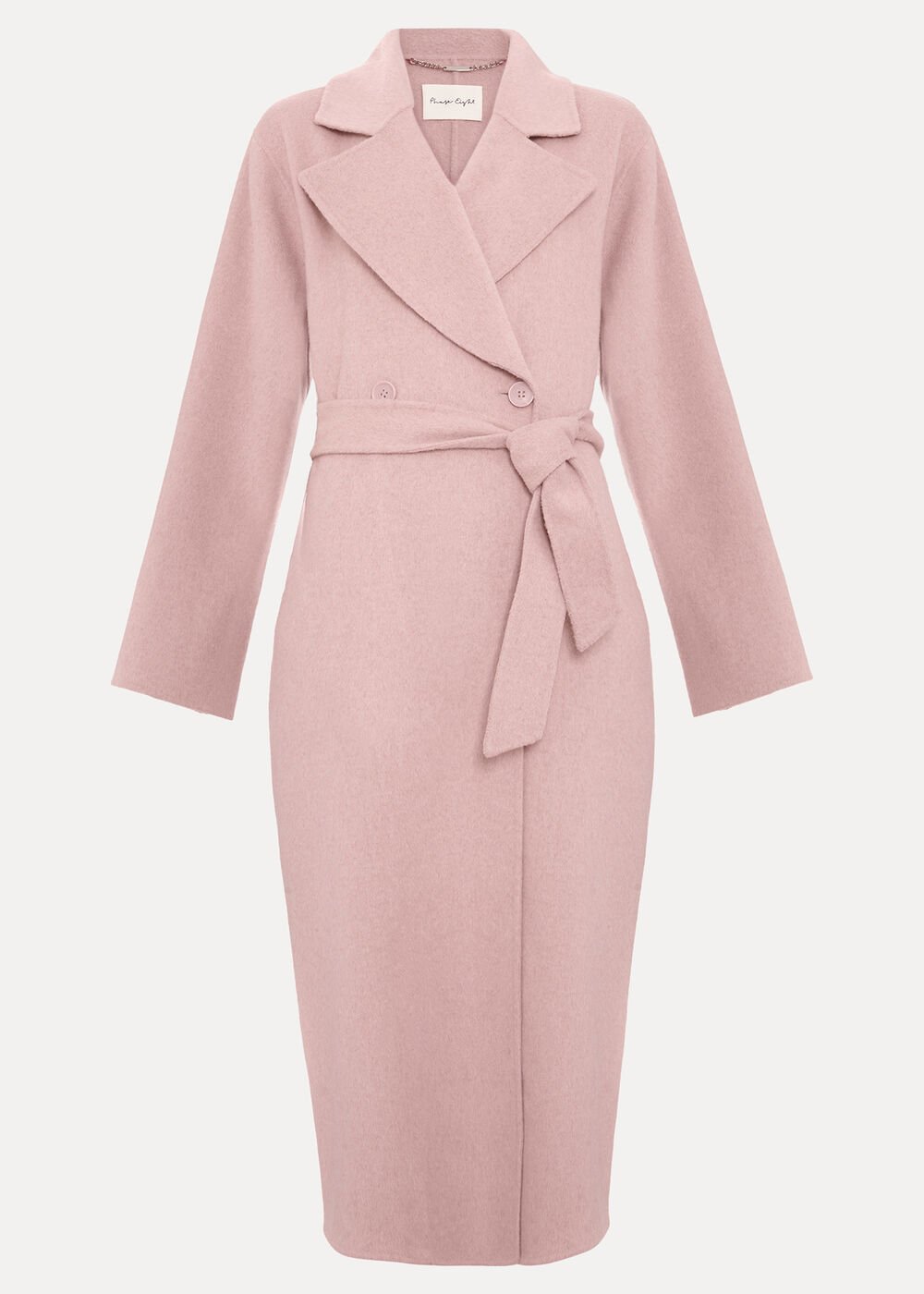 Darcy Pink Wool Coat Pink