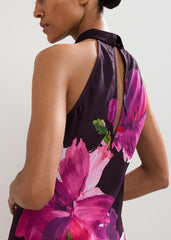 Marcella Satin Dress Multi
