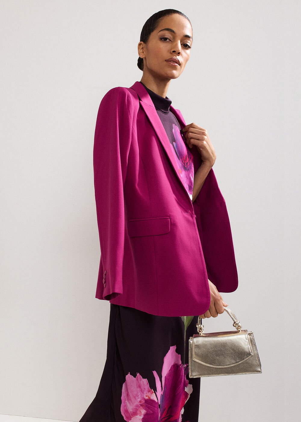 Marcella Satin Dress Multi