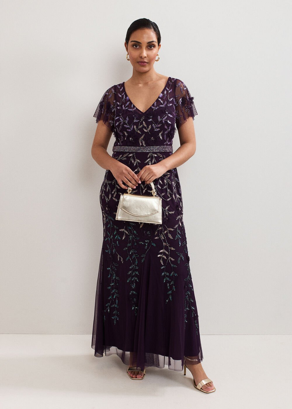 Petite Kaida Dress Purple