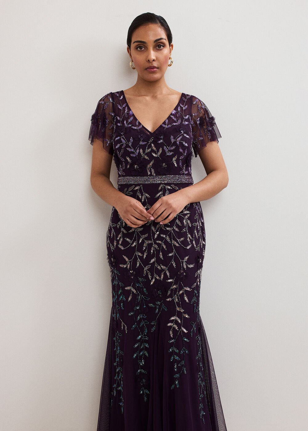 Petite Kaida Dress Purple