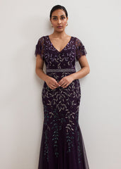 Petite Kaida Dress Purple