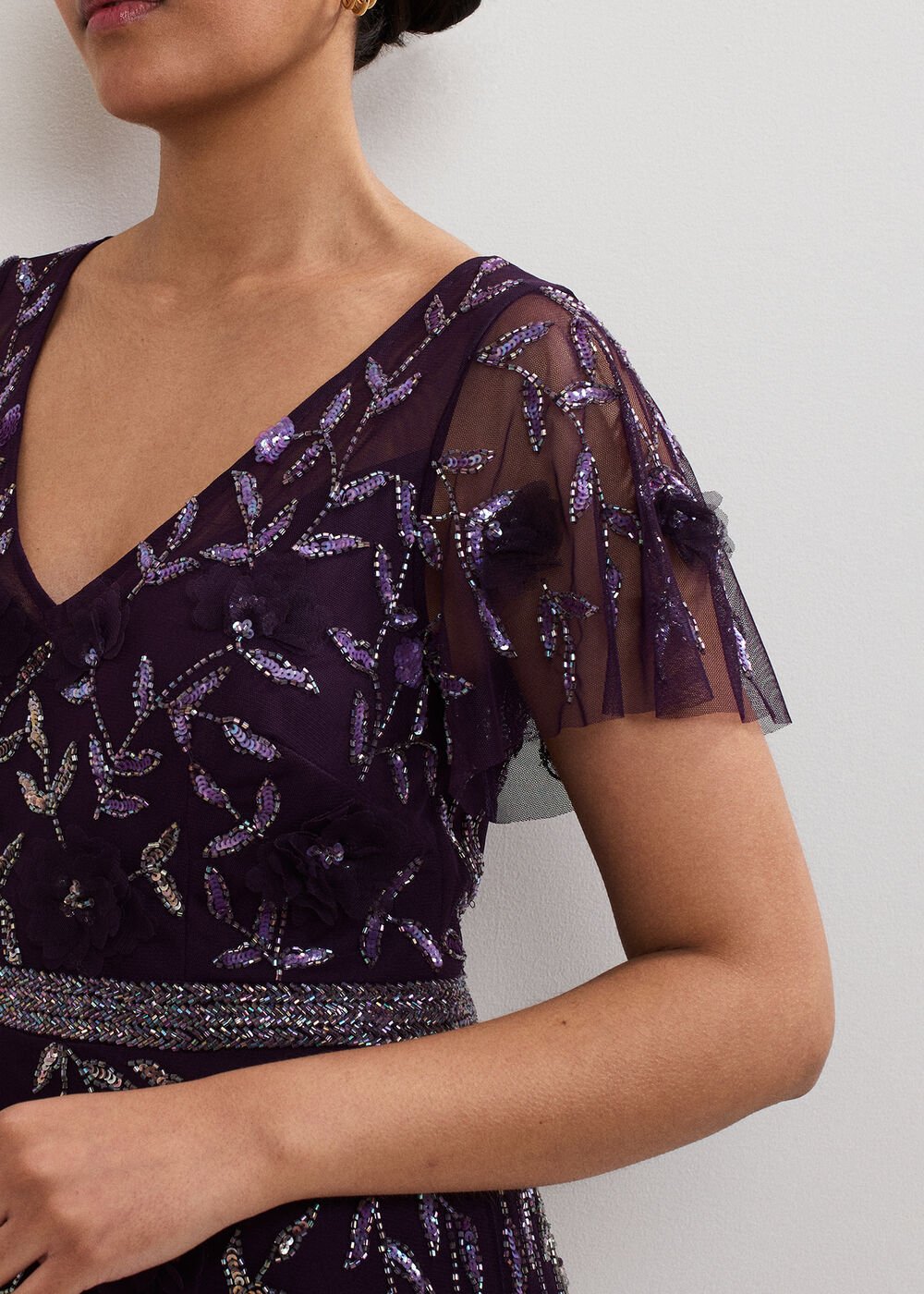 Petite Kaida Dress Purple