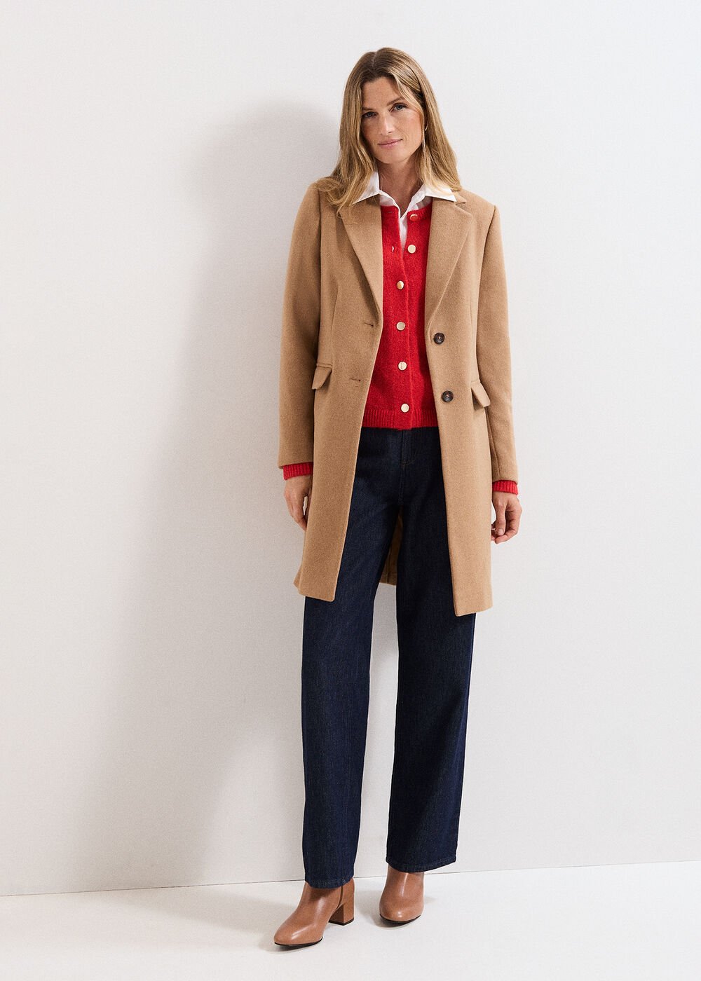 Petite Lydia Coat Camel