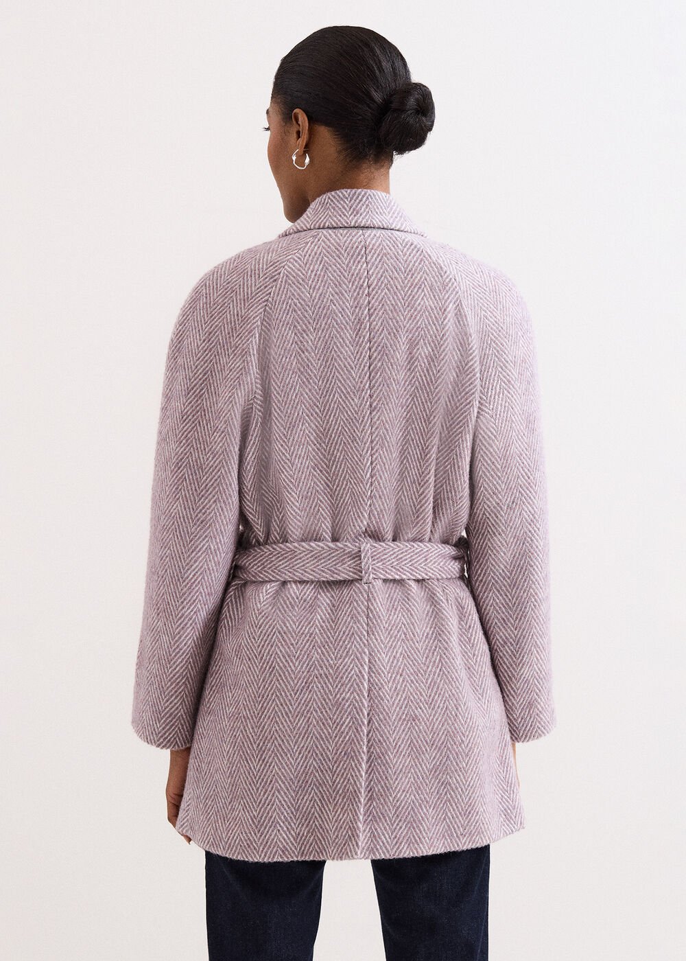 Niamh Wrap Coat Lilac