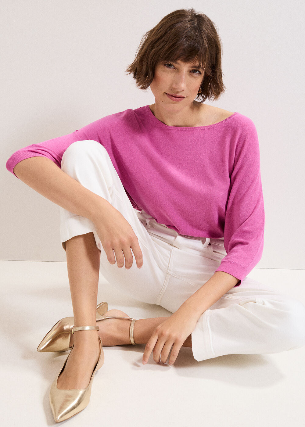 Cristine Knit Jumper Pink