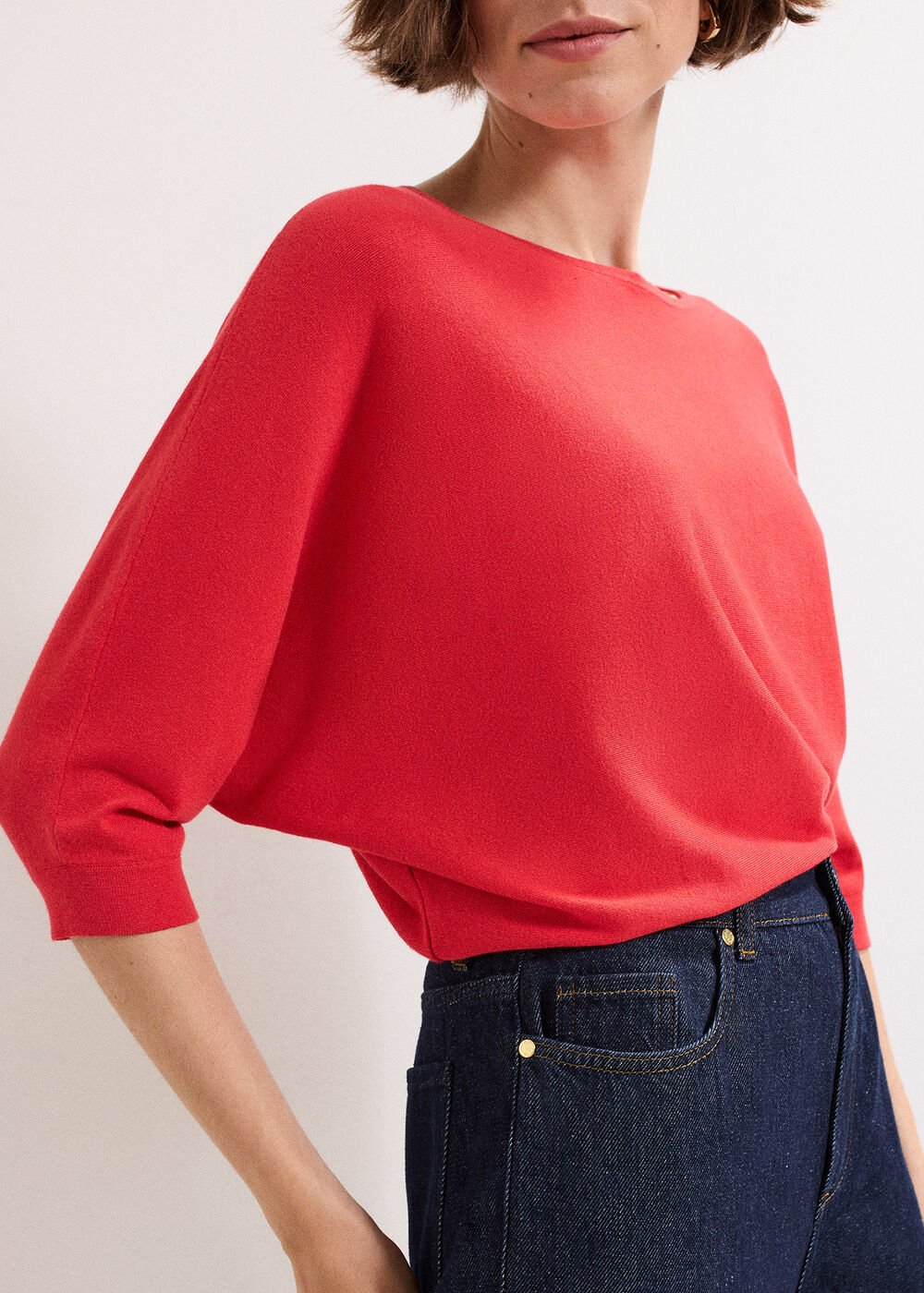 Cristine Knit Jumper Red