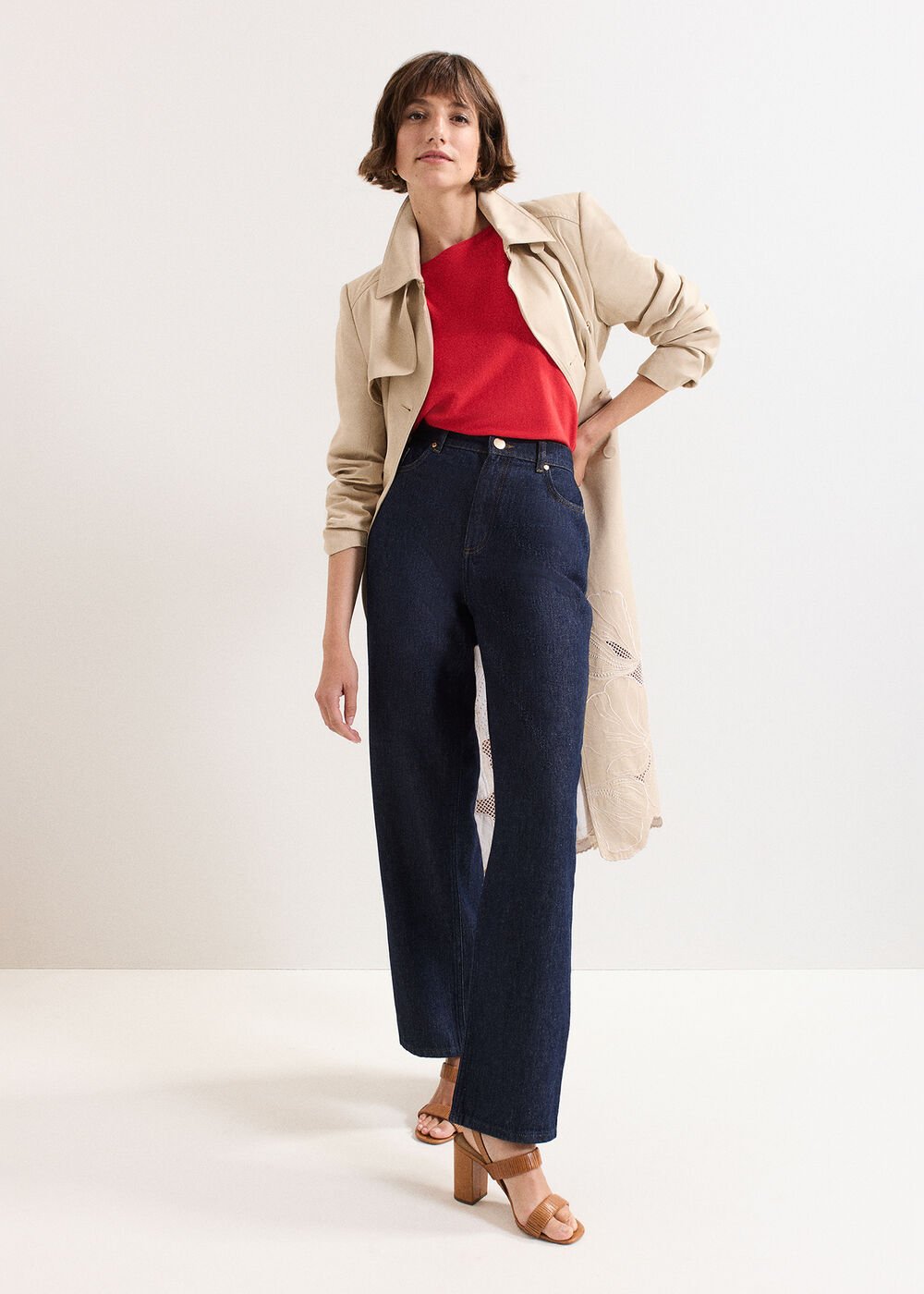 Cristine Knit Jumper Red