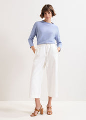 Elise Ripple Jumper Blue