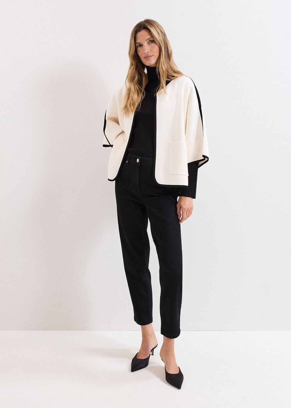 Luna Boxy Jacket Ivory