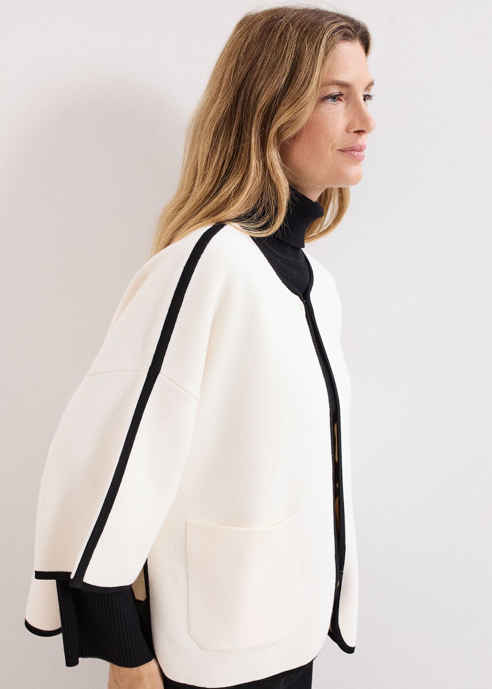 Luna Boxy Jacket Ivory