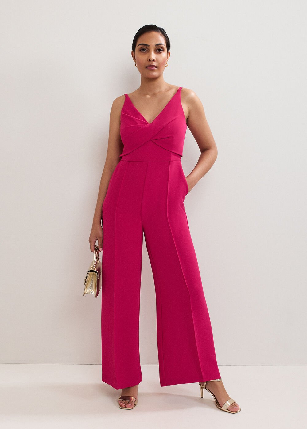 Petite Hetty Jumpsuit Pink