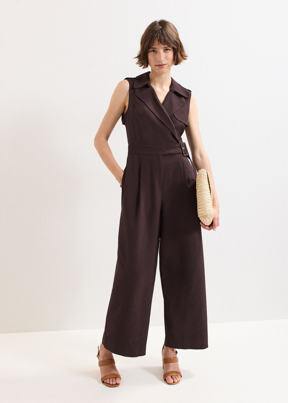 Janita Jumpsuit Brown