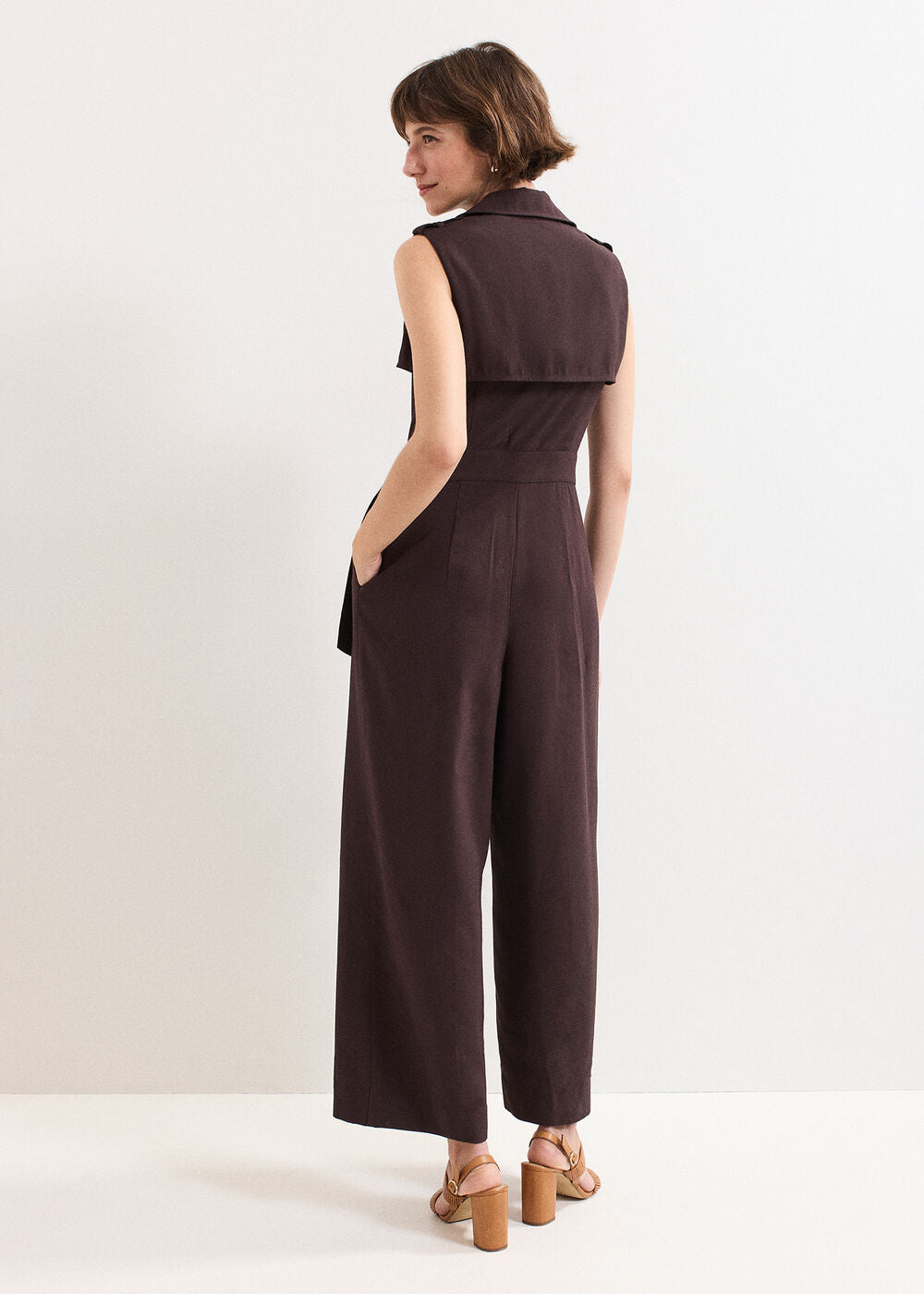 Janita Jumpsuit Brown