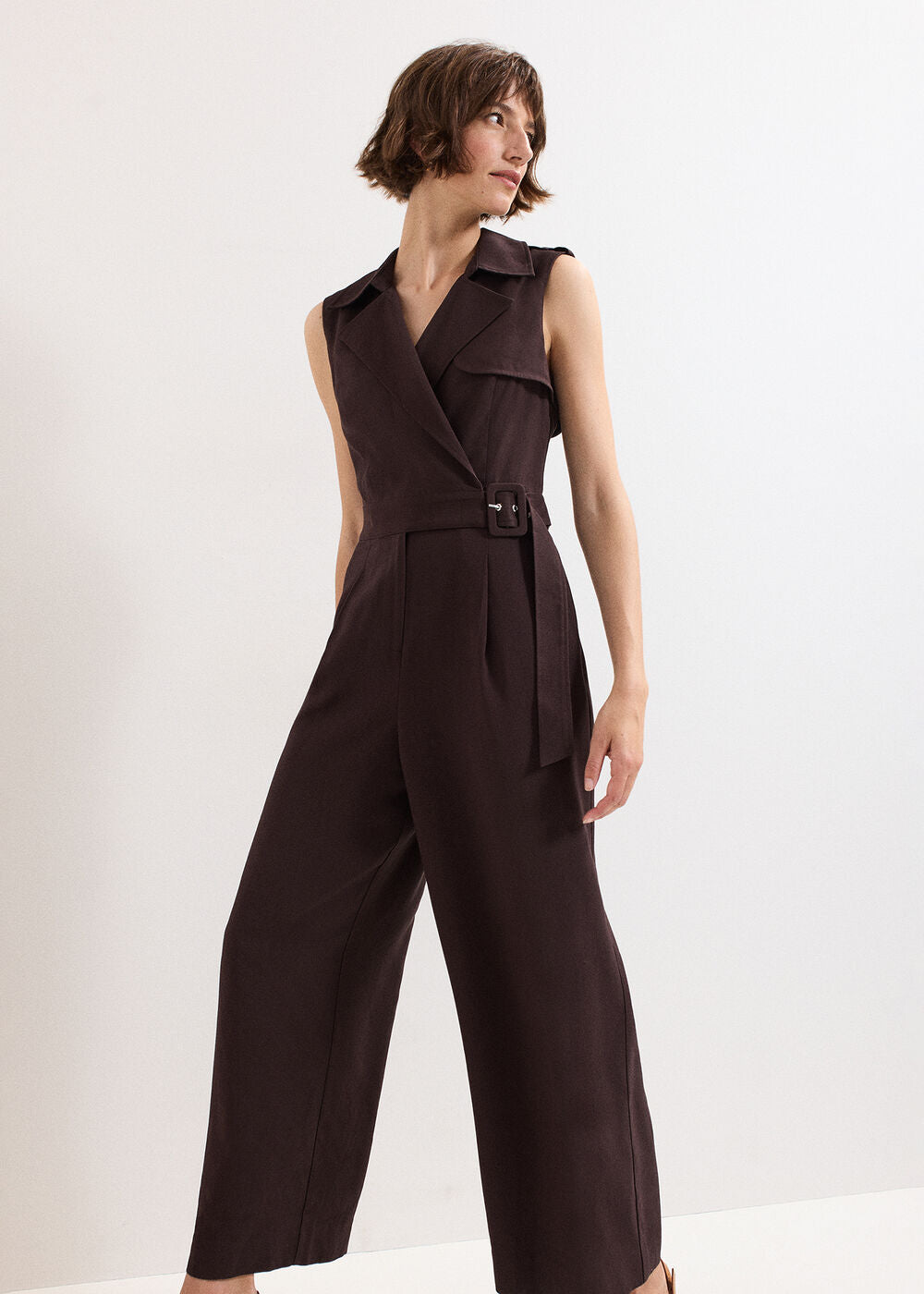 Janita Jumpsuit Brown
