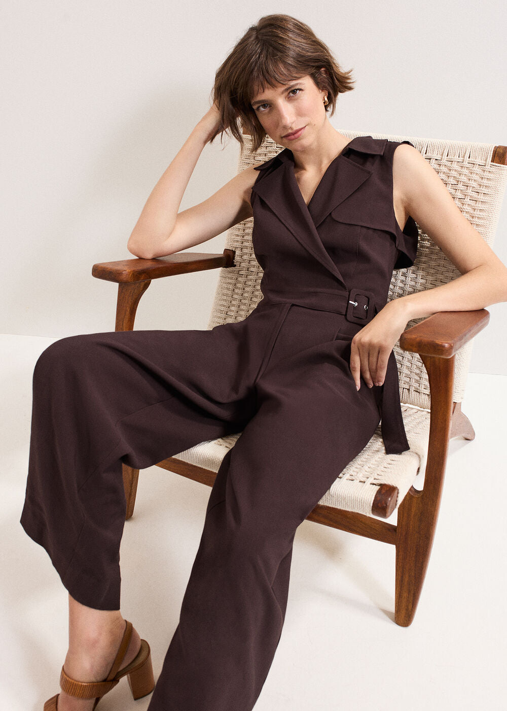 Janita Jumpsuit Brown