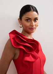 Petite Tyra Dress Red