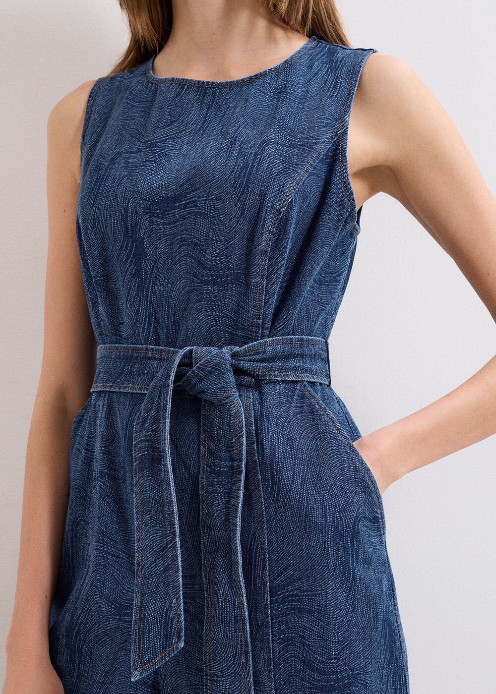 Matilde Denim Jumpsuit Indigo