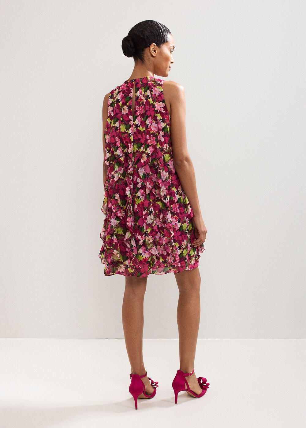 Cleo Ruffle Dress Multi