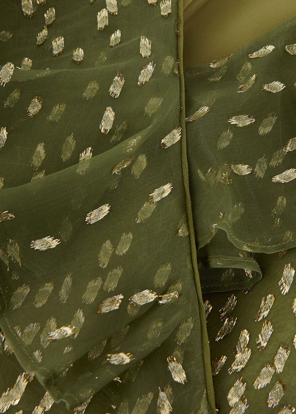 Astrid Frill Dress Green