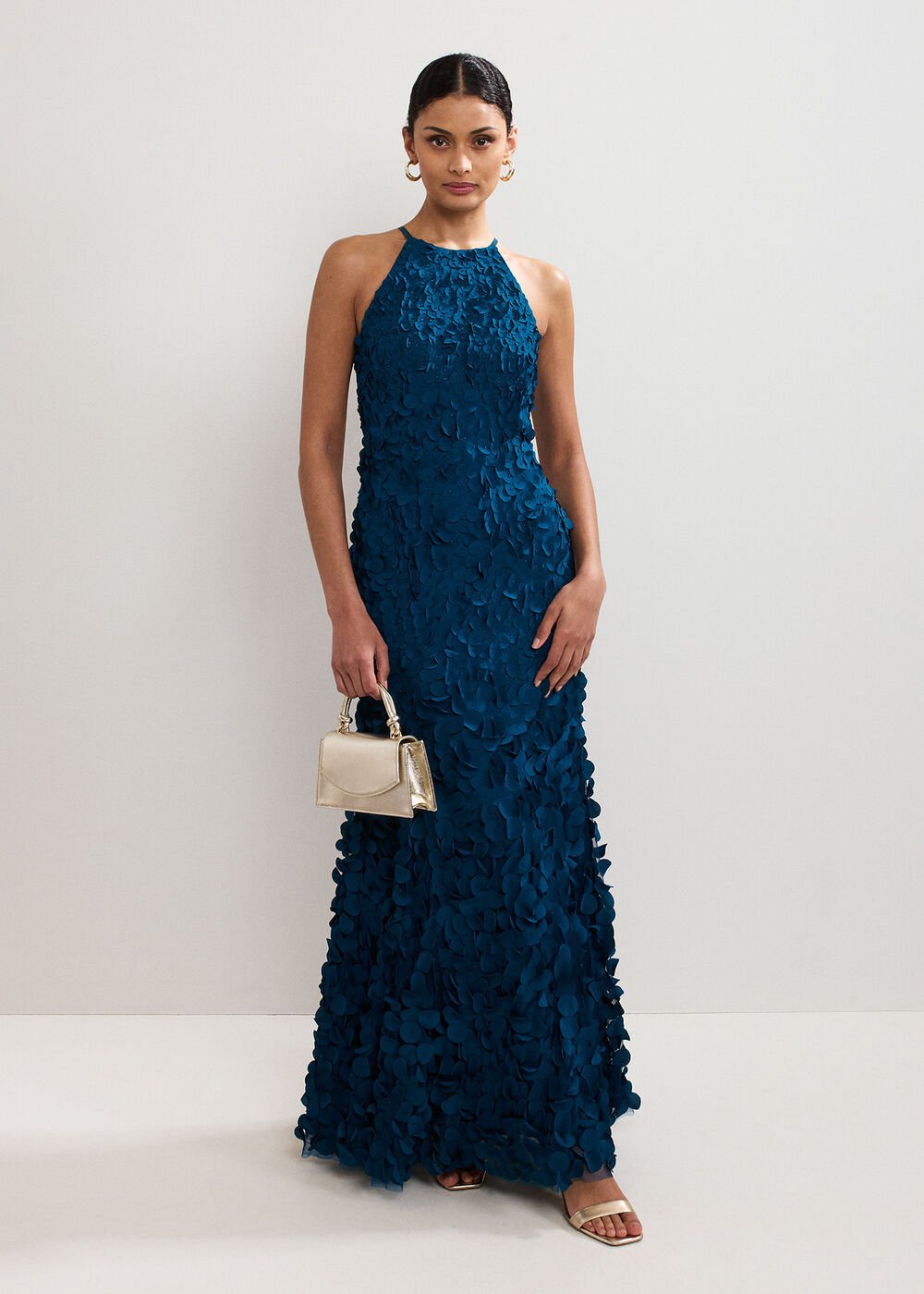 Charlene Teal Dress Teal