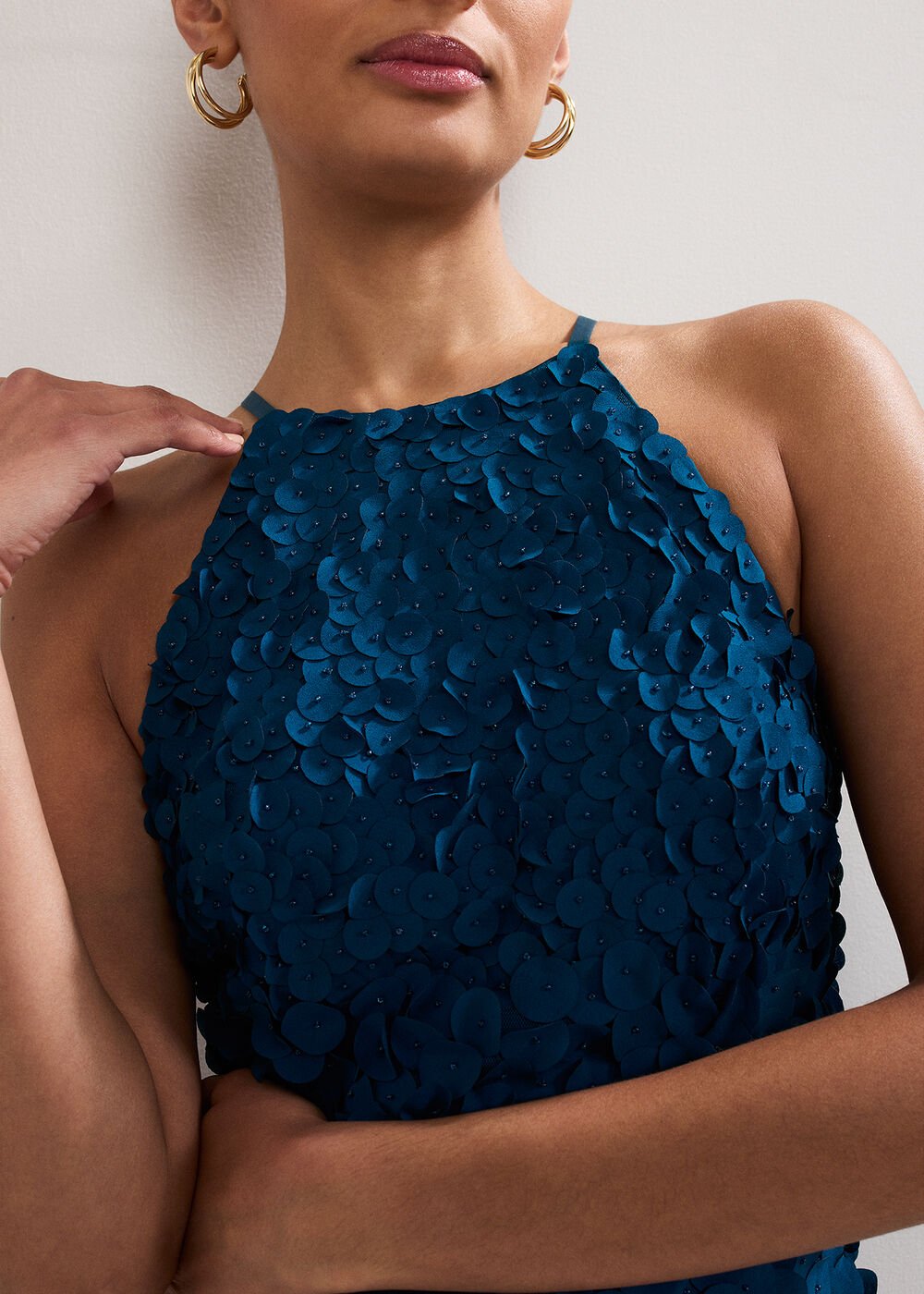 Charlene Teal Dress Teal