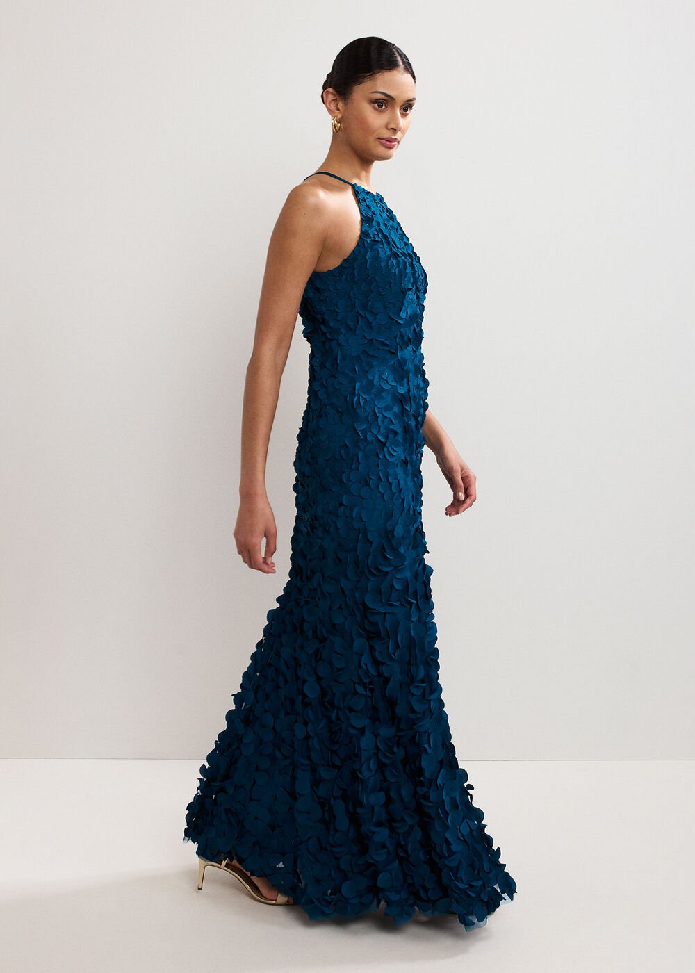 Charlene Teal Dress Teal