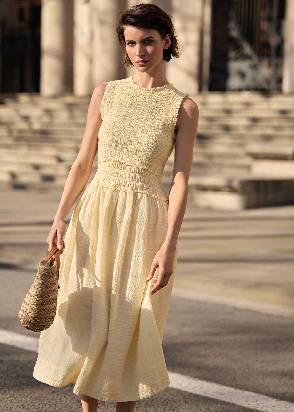 Cady Buttermilk dress Yellow