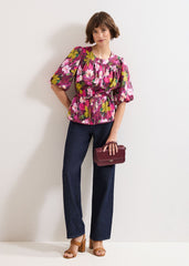 Pia Floral Blouse Multi