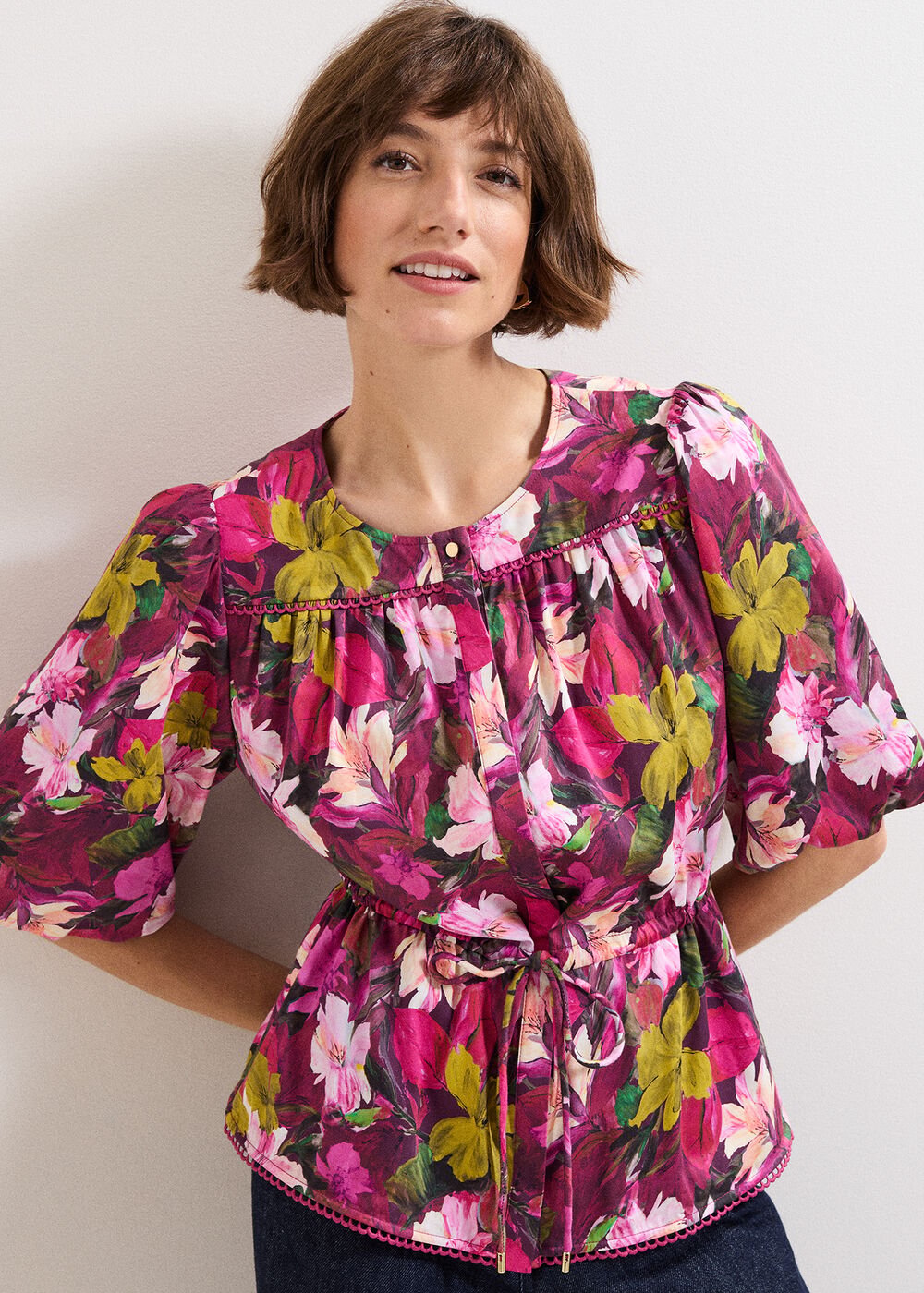 Pia Floral Blouse Multi