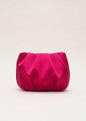 Satin Cloud Clutch Pink